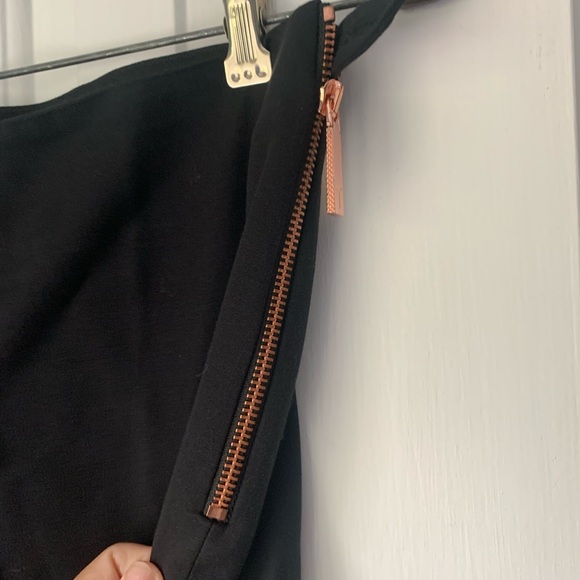 Ted Baker black tapered leg slacks. Like new - Picture 3 of 5